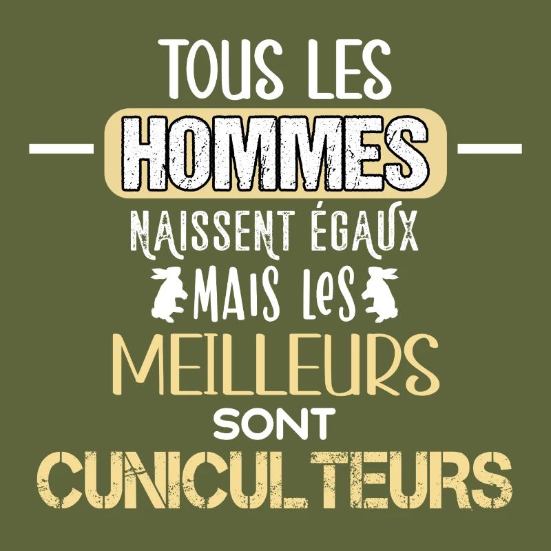 Cuniculteurs humour métier, élevage de lapin