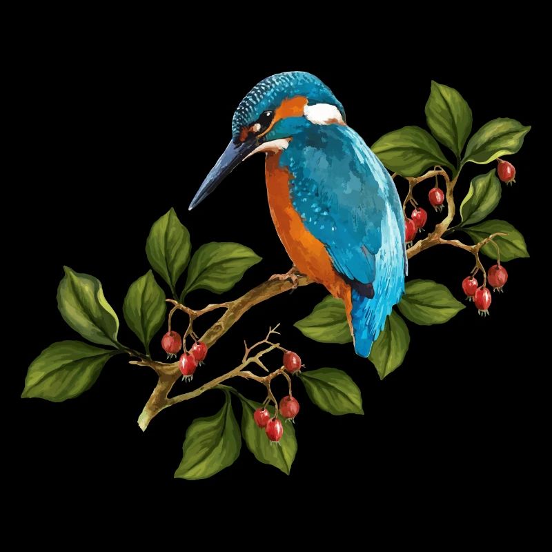 Bunter Vogel