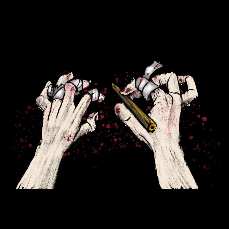 Wrecked Hands Kletter T-Shirt Design