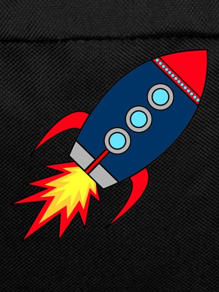 Rocket startup * spaceship * astronaut * stars