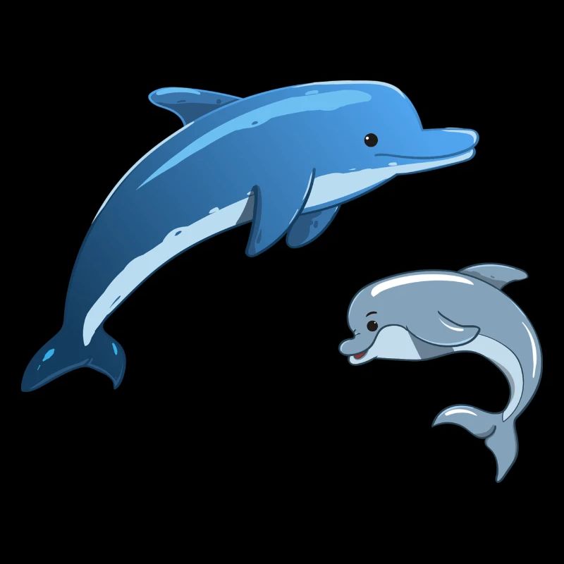 Cute dolphins