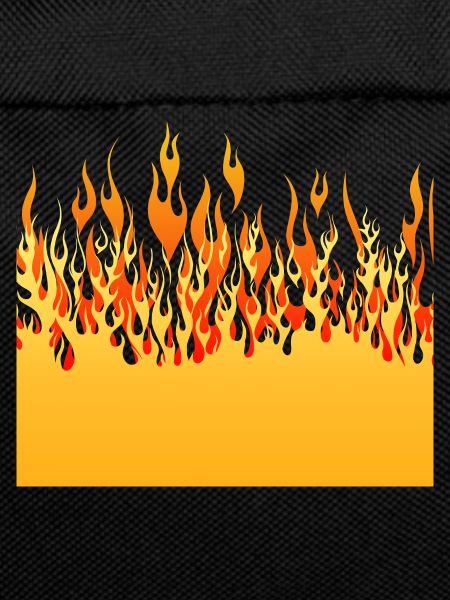 fire flame flame wall