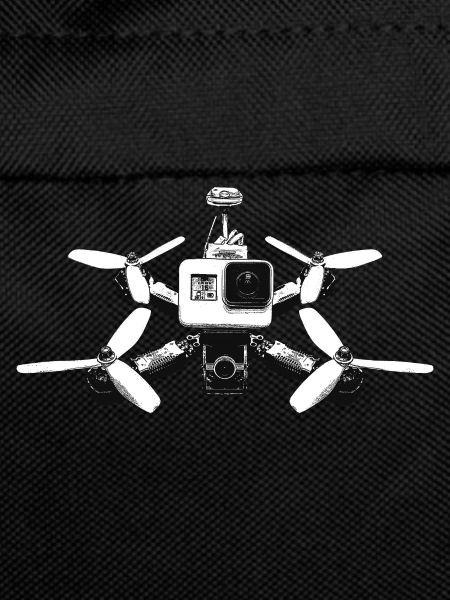 FPV Drone (Black and White)