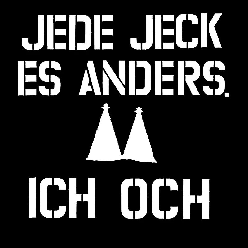 Jede Jeck es anders Ich och Köln Spruch