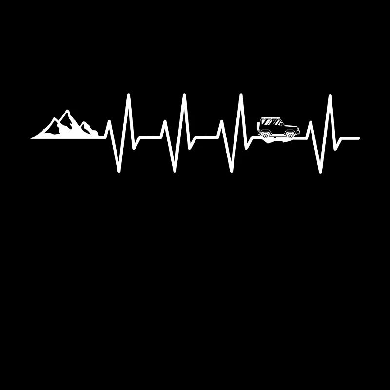 EKG de battement de coeur de véhicule tout-terrain