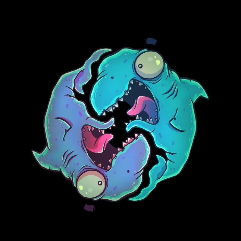Crazy Yin-Yang fish