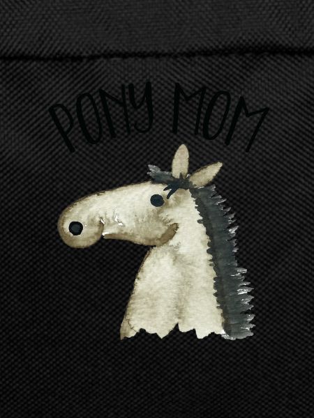 Pony Mom gray-brown pony
