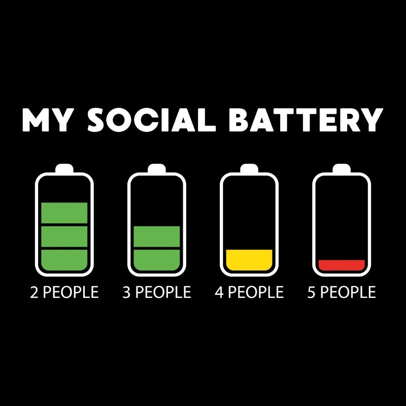 My social battery people Introvert Geschenk