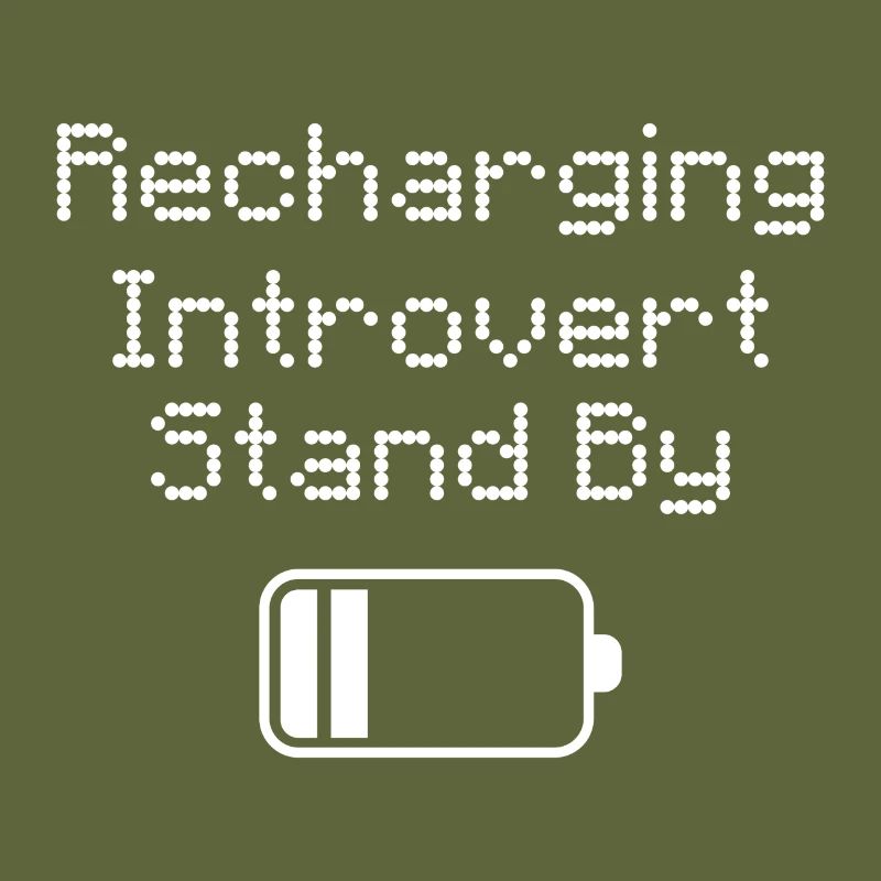 Recharging introvert stand by Social Gift