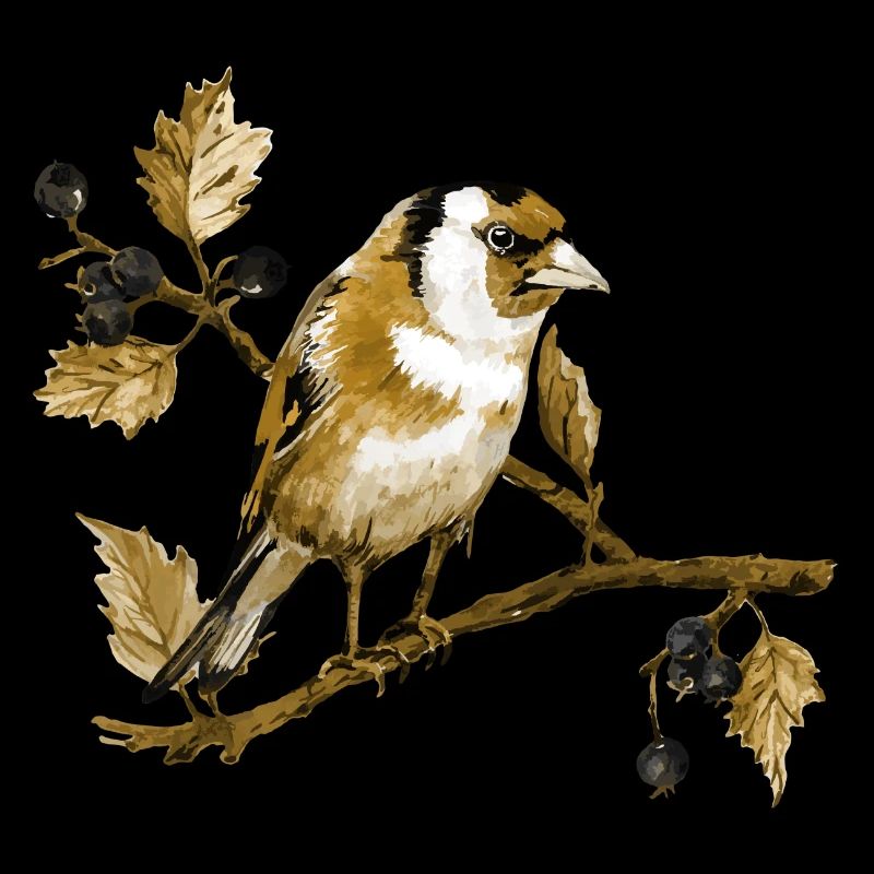 Bunter Vogel