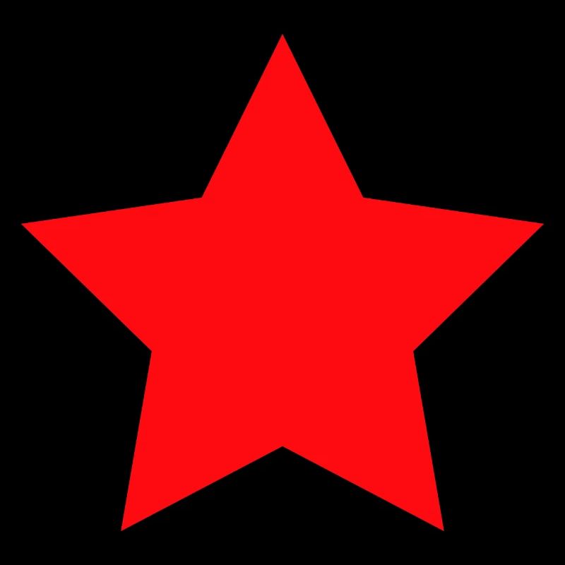 Symbole d'étoile rouge du communisme