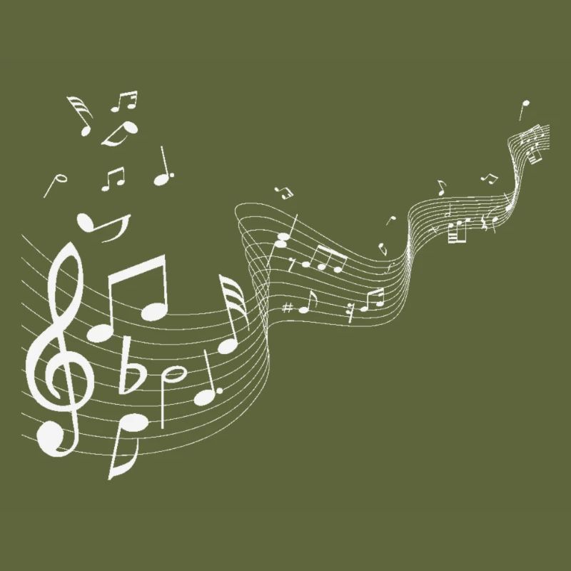 Music notes white