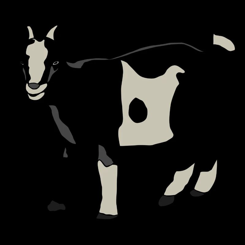 Chèvre noir blanc