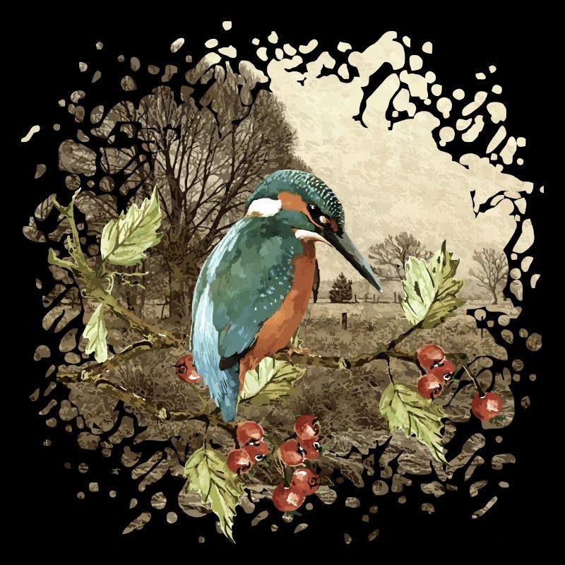Bunter Vogel