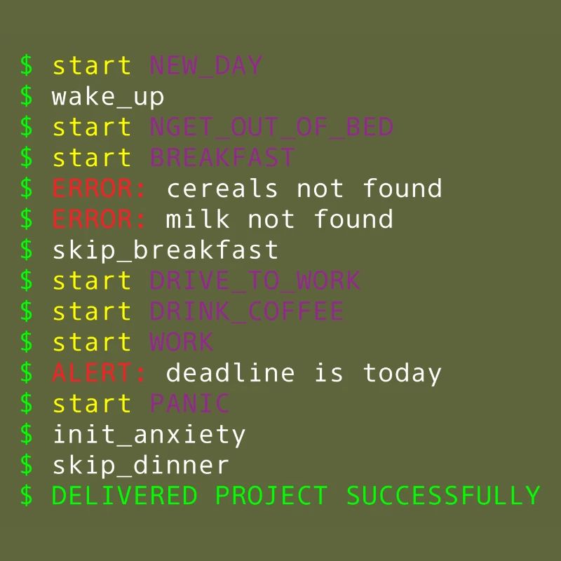 New day programming informatic gift saying