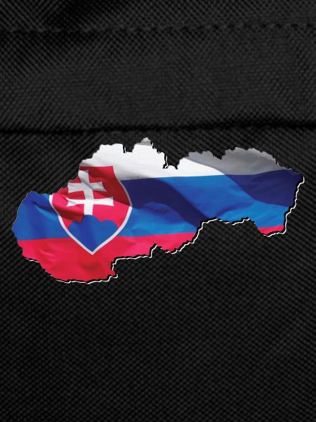Slovakia Flag in Slovakia Map
