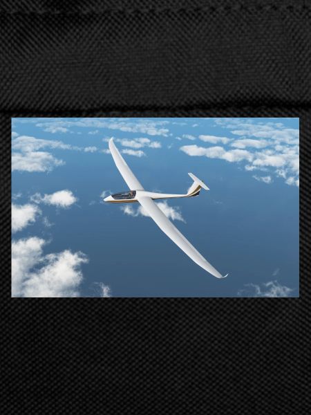Glider above the clouds