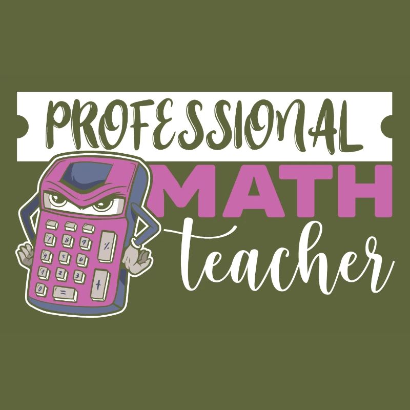 Mathematics Teacher Math Professor Design