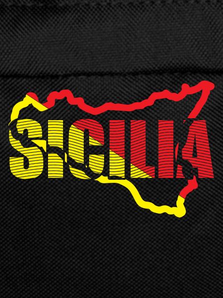 Sicily souvenir t-shirts, map design