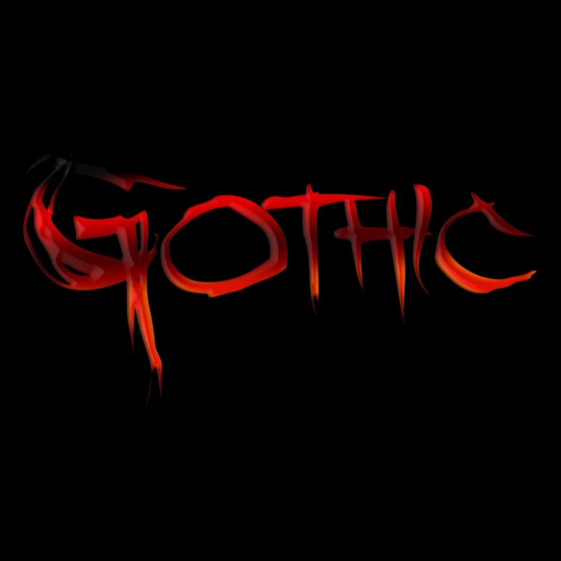 Gothic lettering