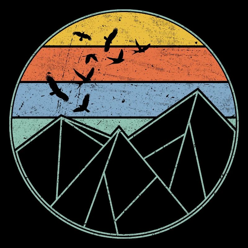 Geometric Polygon Mountains