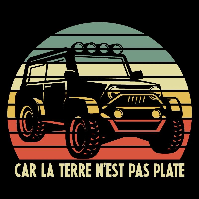 4x4 Rétro Coucher de soleil