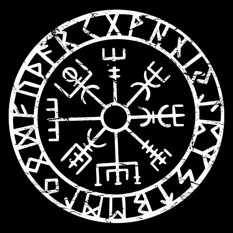 Vegvisir Viking Compass Nordic Design