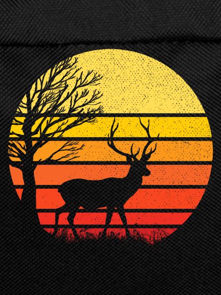 deer and sunset - nature