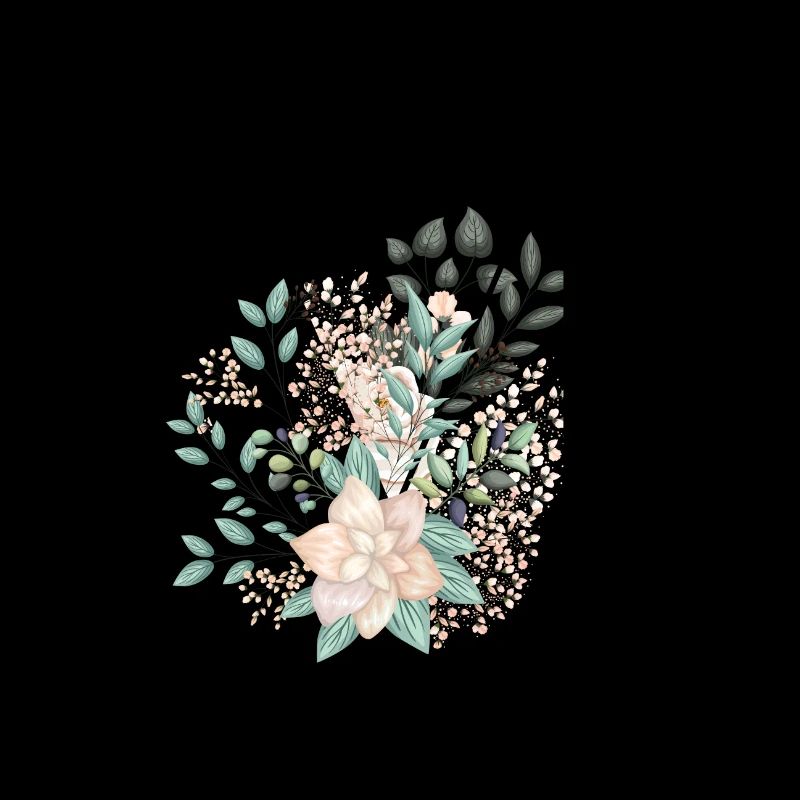 letter M flowered