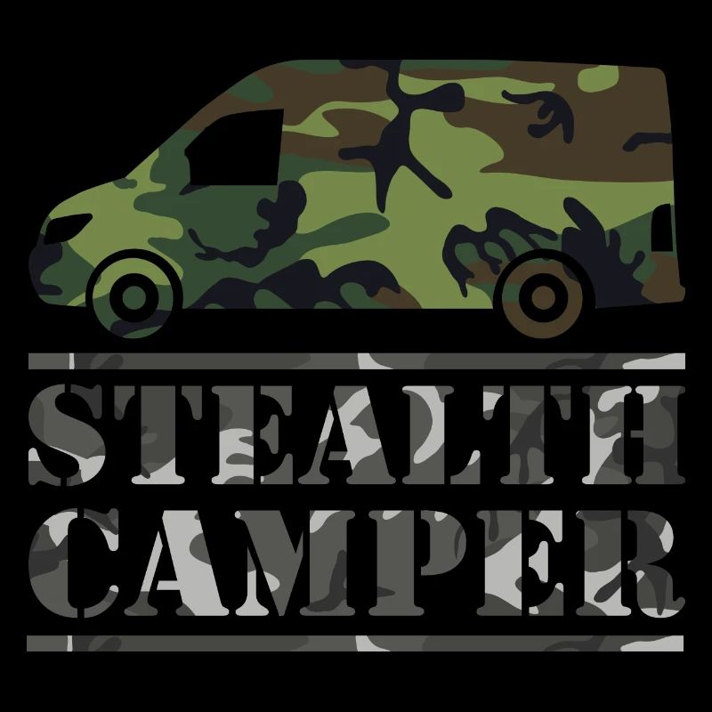 Camping stealth cadeau | Couverture de la furtification de la stealth