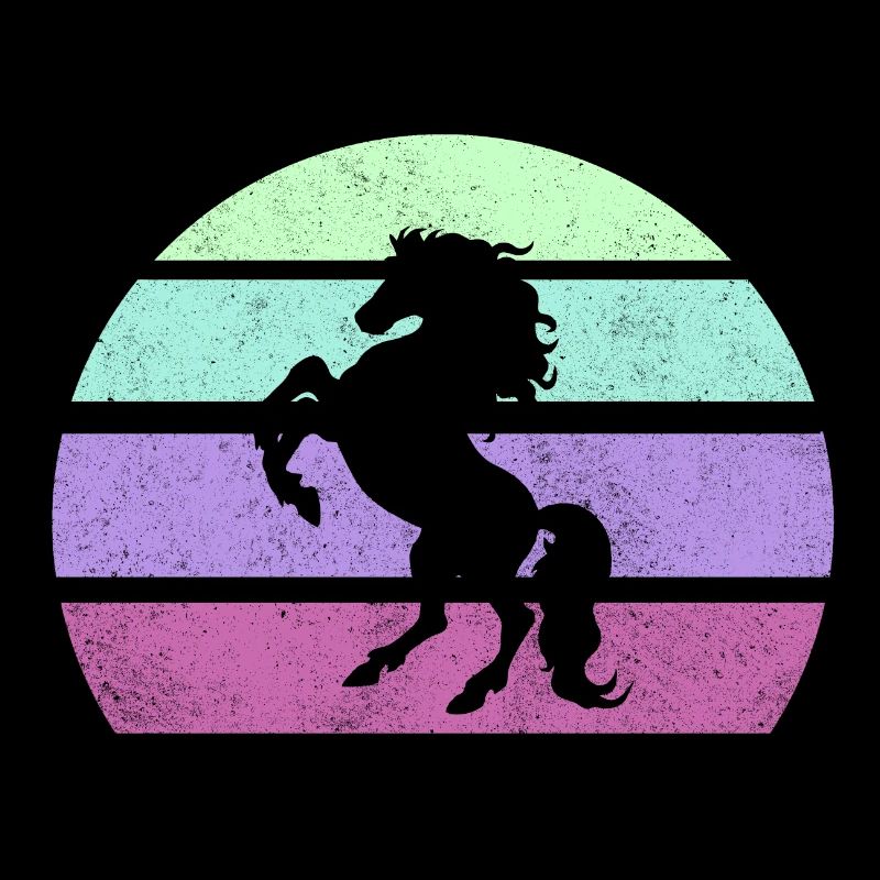 Pferd Retro