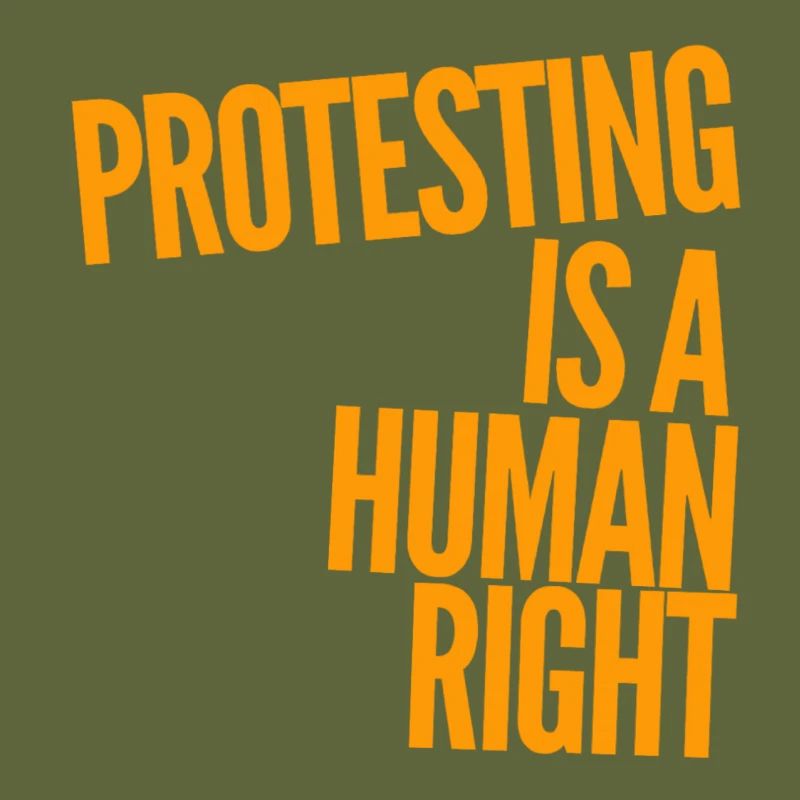 Protesting is a human right