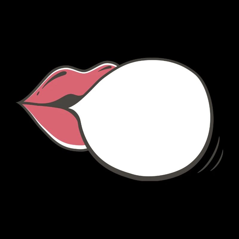 Mouth speech bubble communication