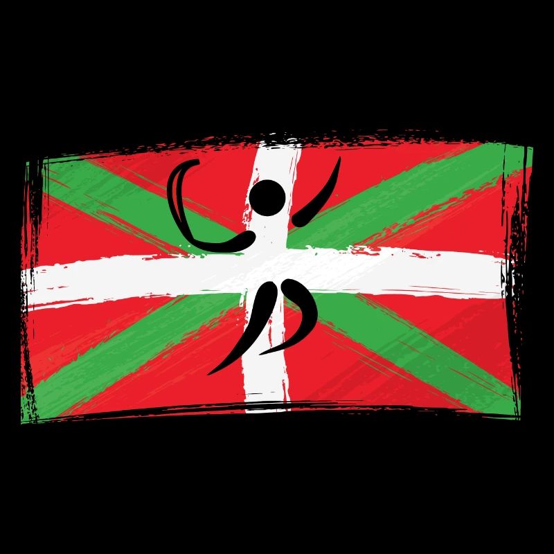 drapeau basque pelote -france pays basque basquais