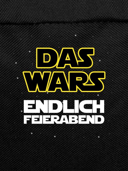 Das wars, endlich Feierabend