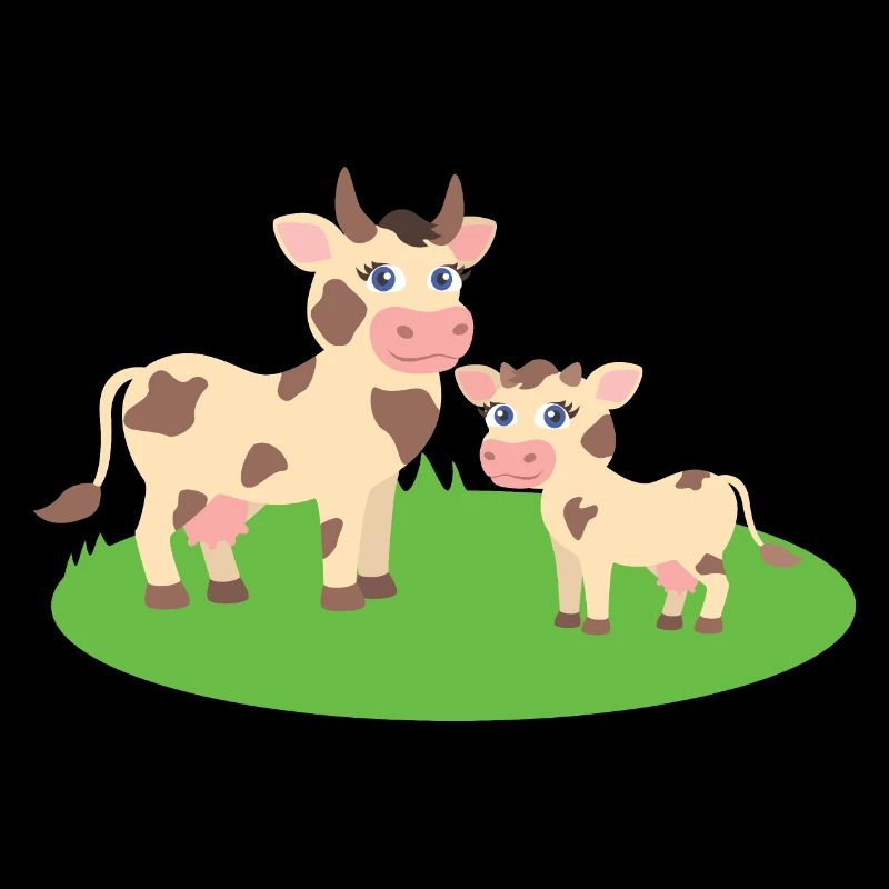Vache avec veau