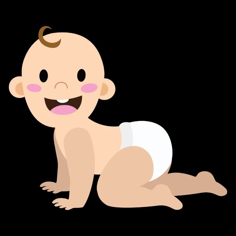 bébé rampant