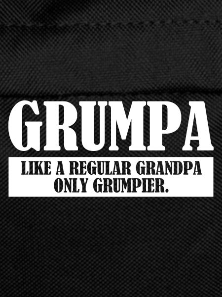 Funny Grandfather Grumpa