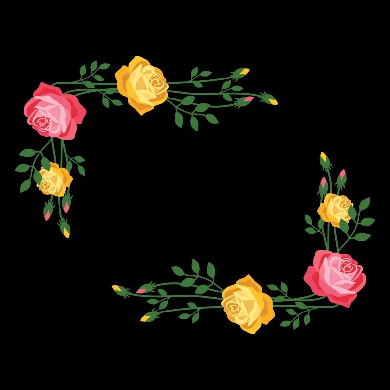 Blumen Kranz Rahmen