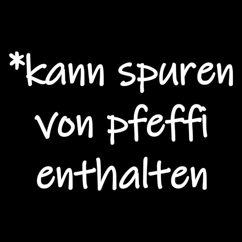 Kann Spuren von Pfeffi enthalten