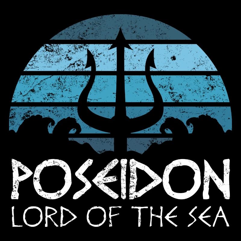 Ancient Greek god Poseidon gift for a