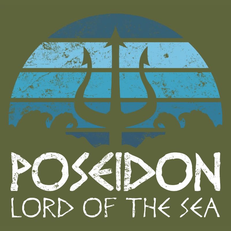 Ancient Greek god Poseidon gift for a