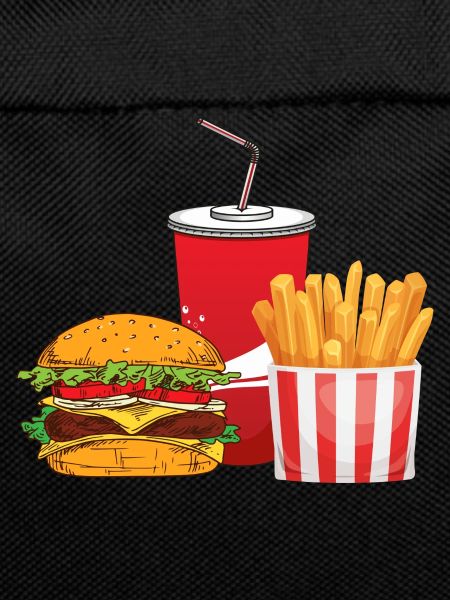 Burger, soda, fries!