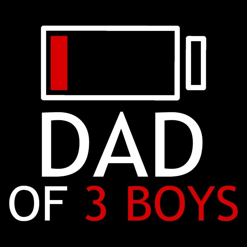 papa de 3 garçons