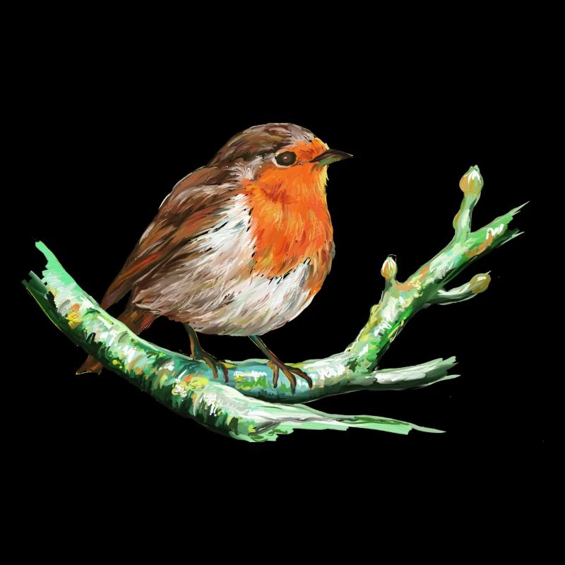 Vogel - Rot Kehle