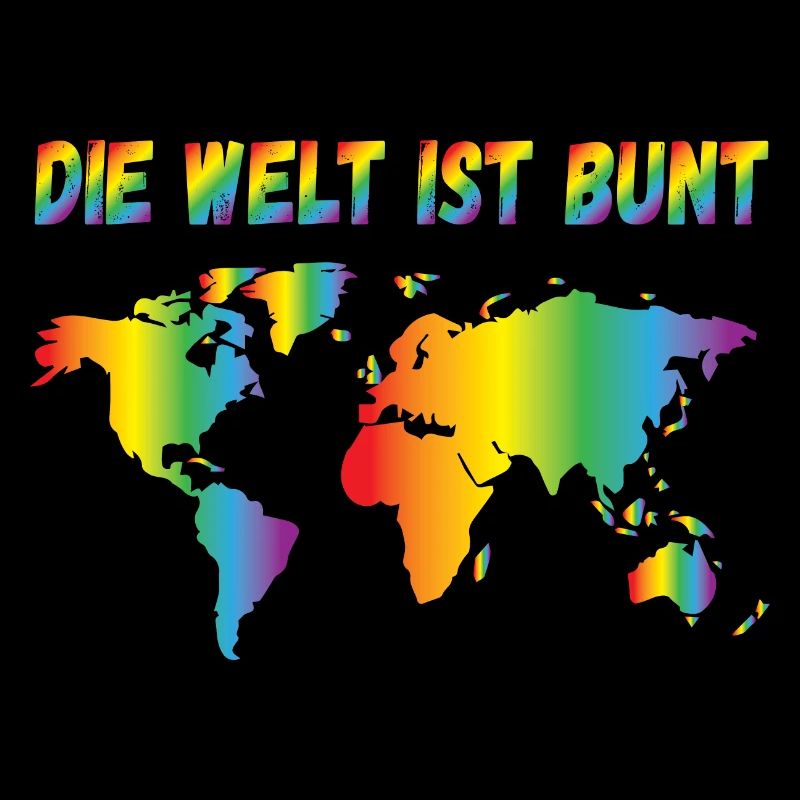 Rainbow Regenbogen Pride Homosexual Kleidung Mann