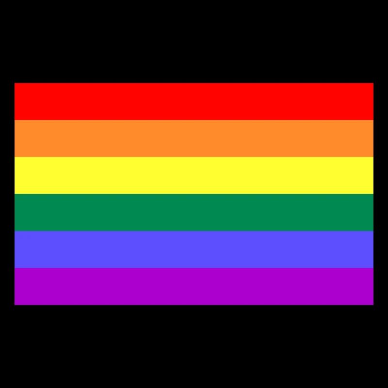Rainbow flag for tolerance