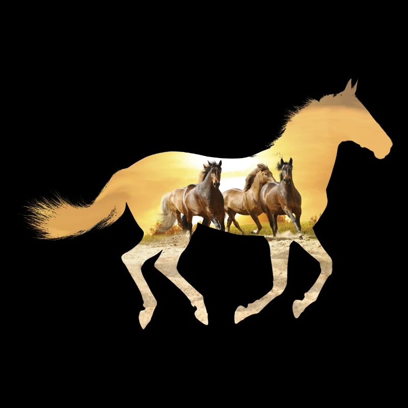 Pferd in der Dämmerung