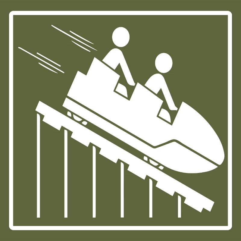 Rollercoaster Achterbahn
