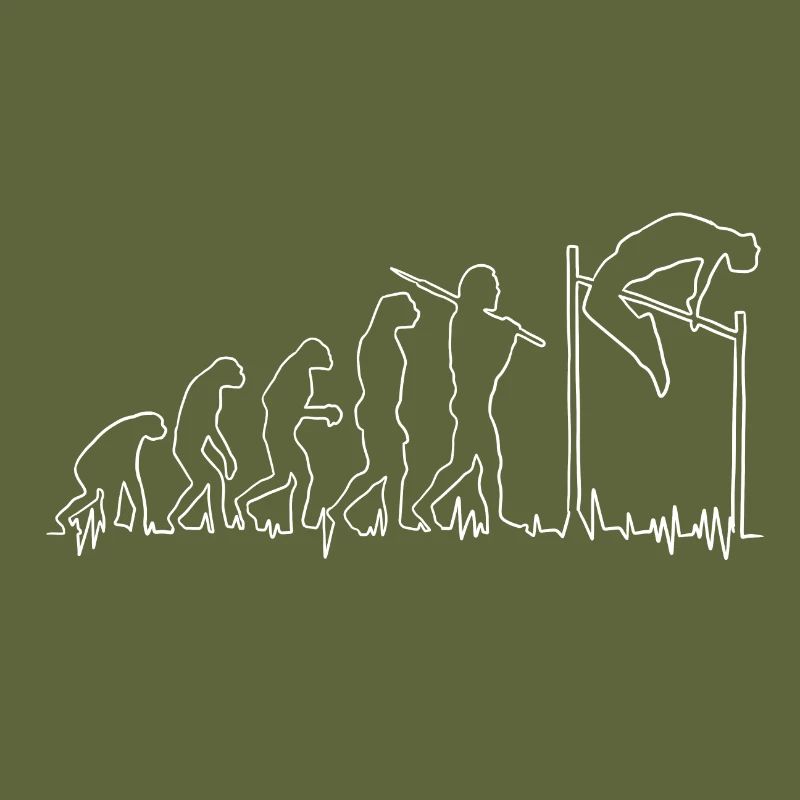 Evolution Hochsprung Leichtathletik